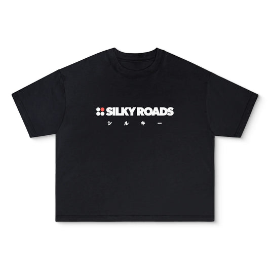 Silky Roads - Dotted Logo Women's Baby Tee