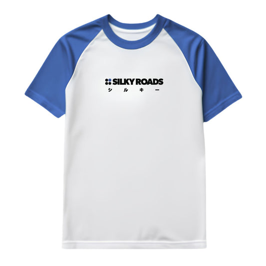 Silky Roads - Dotted Logo Women's Raglan Tee
