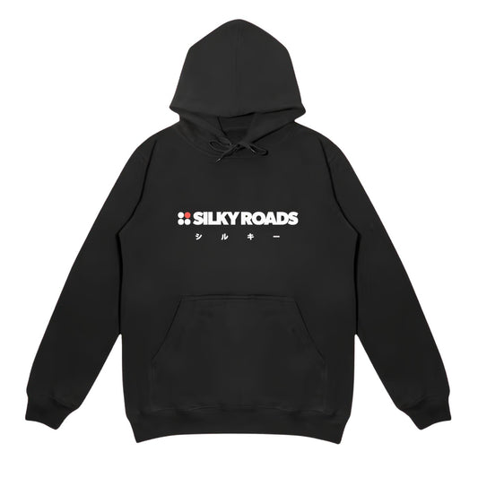 Silky Roads - Dotted Logo Hoodie