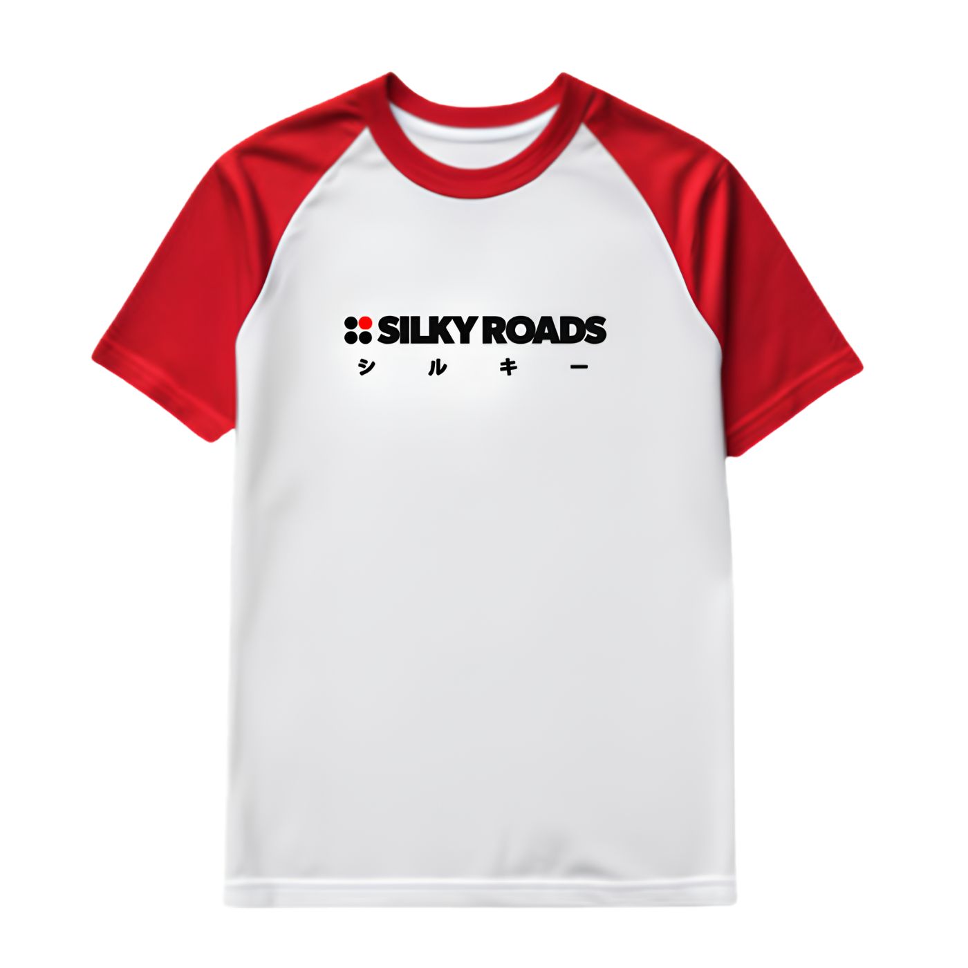 Silky Roads - Dotted Logo Women's Raglan Tee