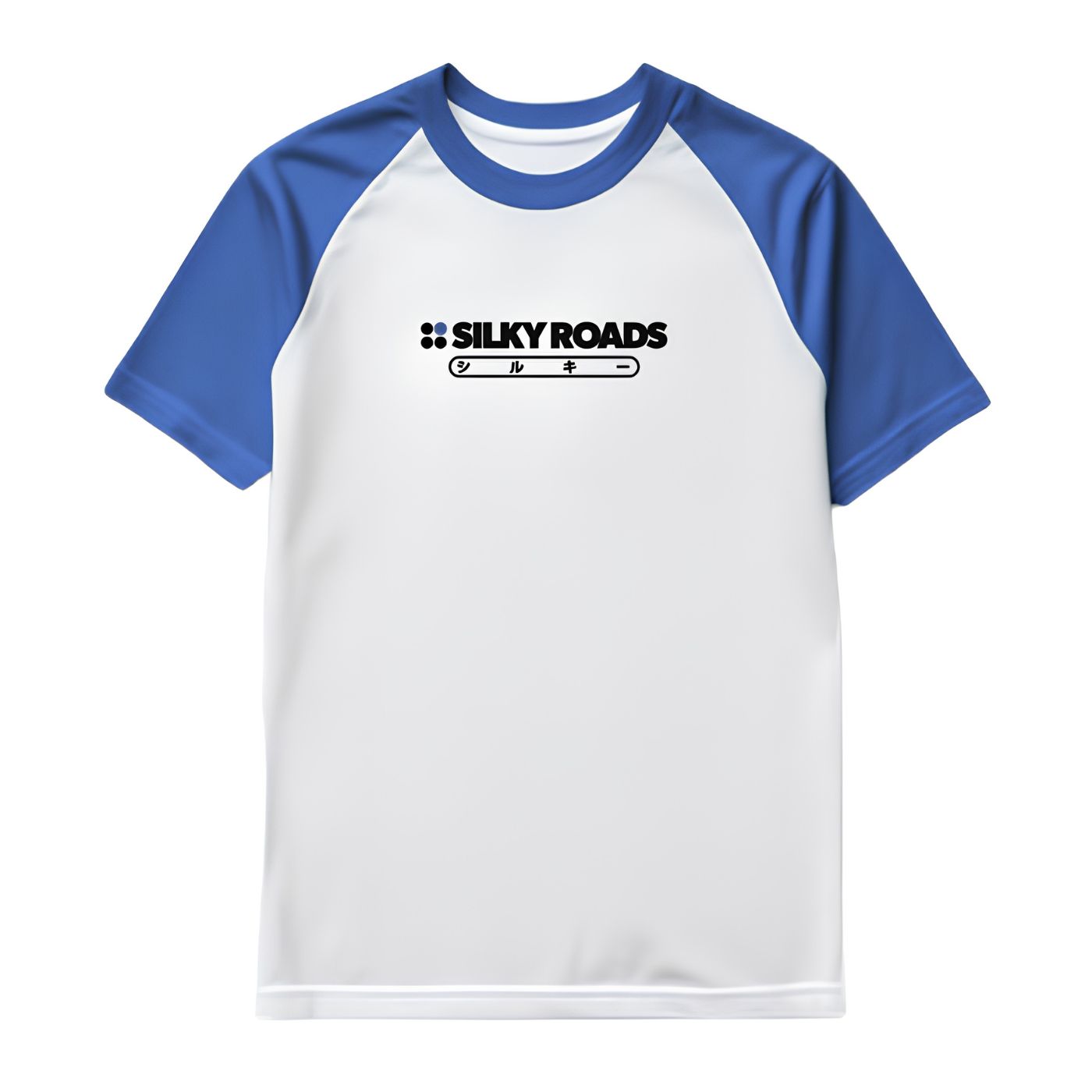 Silky Roads - Round Dotted Logo Women's Raglan Tee