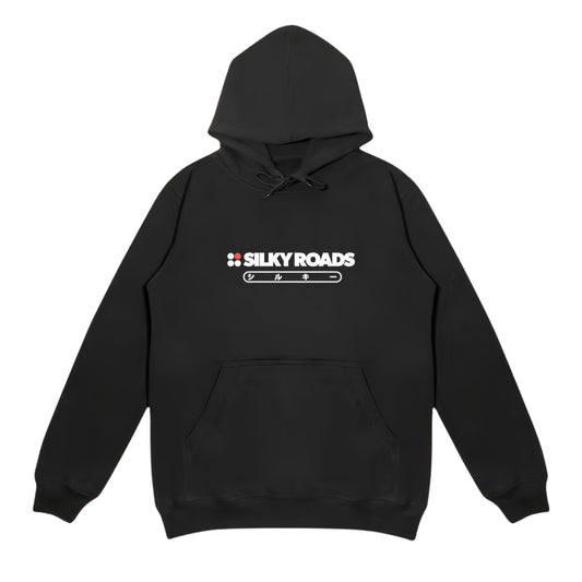 Silky Roads - Round Dotted Logo Hoodie